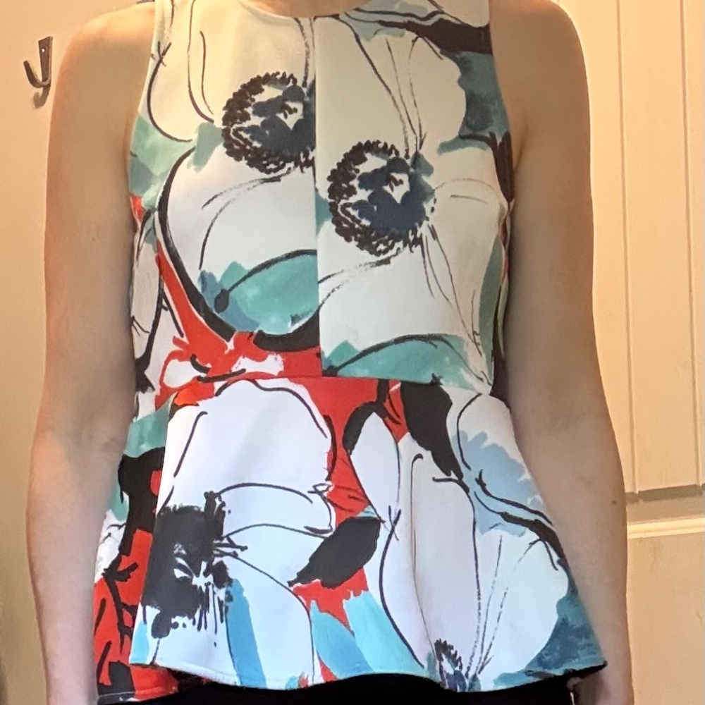 Anthropologie Peplum Top - Size small